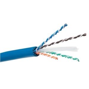 Cat6a UTP LAN Cable, 4 pair UTP Cat6A LAN cable, 305 metre reel (Blue Only)