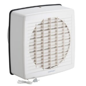 Airflow Performance Exhaust Fan, Window Mount, 190mm, Pull Cord