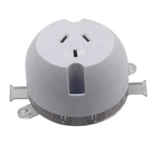 3-Pin Rear Connecting Single Surface Socket