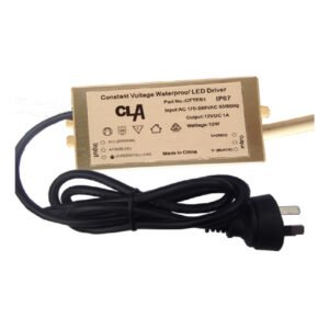 OTTER1: 12V Waterproof Constant Voltage LED Drivers IP67 (12W)