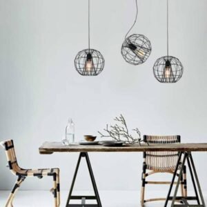 SENTINEL: Modern Round Cage Pendant Lights