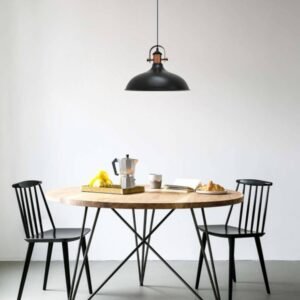 NARVIK: Dome with Copper Highlight Pendant lights