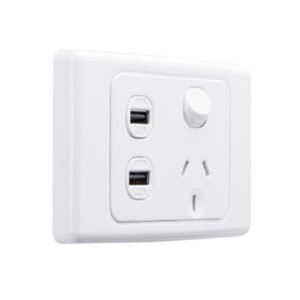 2015 Single 10A GPO with 2 x 30USBCM Chargers