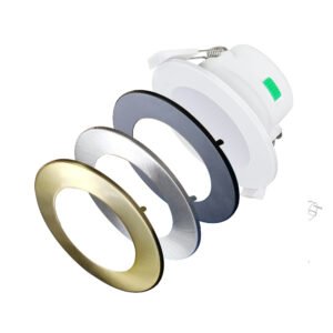 NOVADLUX02: LED Dimmable Tri-CCT with Changeable Clip Faceplate Recessed Downlights